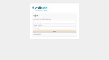 Please enter your WellPath Login ID and Password. . Wellpath single sign on